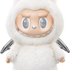 White and Silver Plush Doll